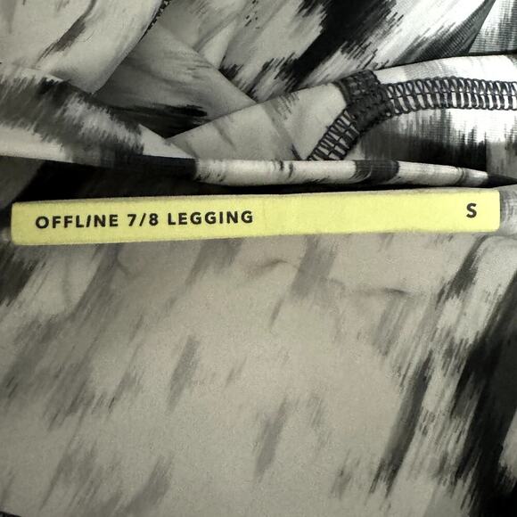 OFFLINE AERIE Real Me High Rise Crossover 7/8 Leggings Silver Shadow NWT Small - Picture 5 of 8